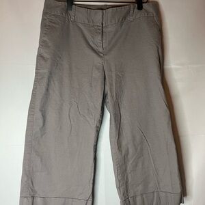 The Limited Gray Cassidy Fit Dressy Capris